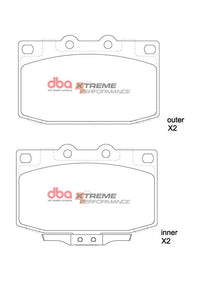 Brake Pads Xtreme Performance | Front Axle - DB416XP