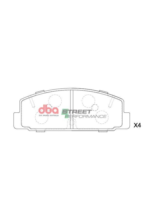 Brake Pads Street Performance | Rear Axle - DB417SP