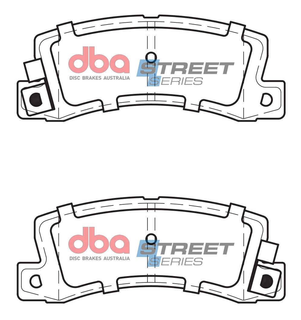 Brake Pads Street Series Ceramic | Rear Axle - DB422SS