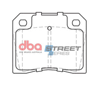 Brake Pads Street Series Ceramic | Rear Axle - DB521SS