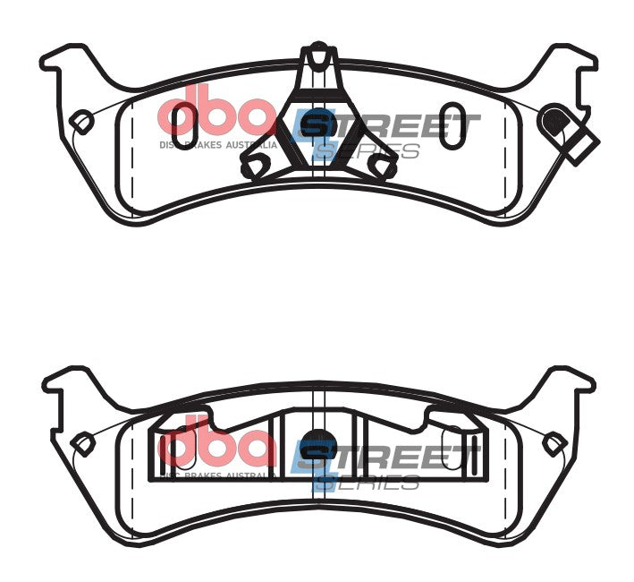 Brake Pads Street Series Semi-metallic | Rear Axle - DB7545ASS