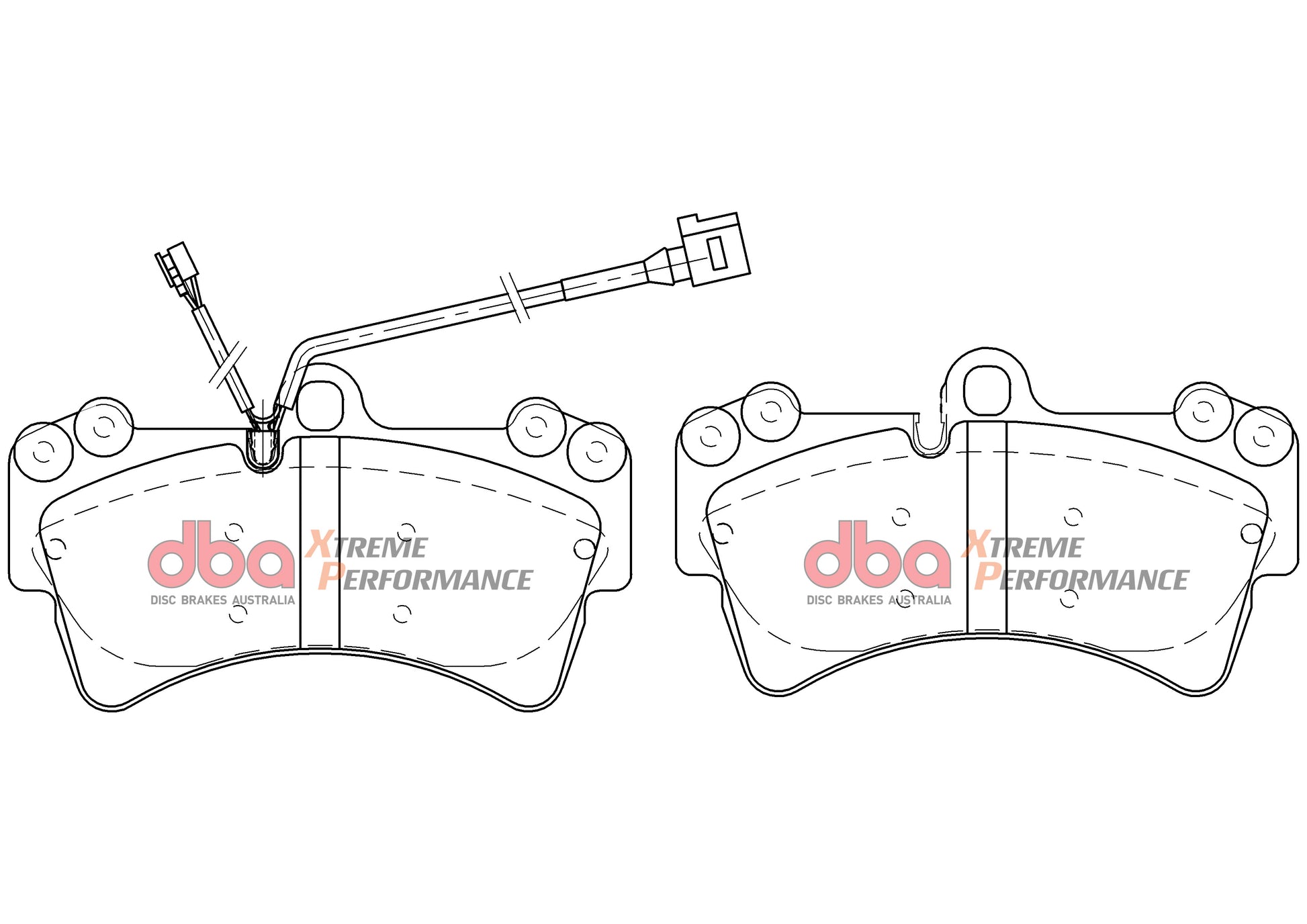 Brake Kit - 4000 Series T3 Slotted & Xtreme Performance Brake Pads (2x DBA42246S + DB7878XP) - DBA42246S-7878XP