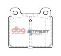 Brake Pads Street Series Semi-metallic | Front Axle - DB84SS