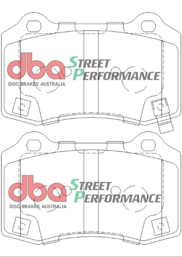 Brake Pads Street Performance | Rear Axle - DB8805SP