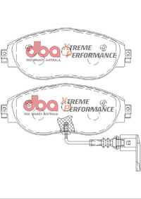 Brake Kit - 4000 Series T3 Slotted & Xtreme Performance Brake Pads (2x DBA42830S + DB8849XP) - DBA42830S-8849XP