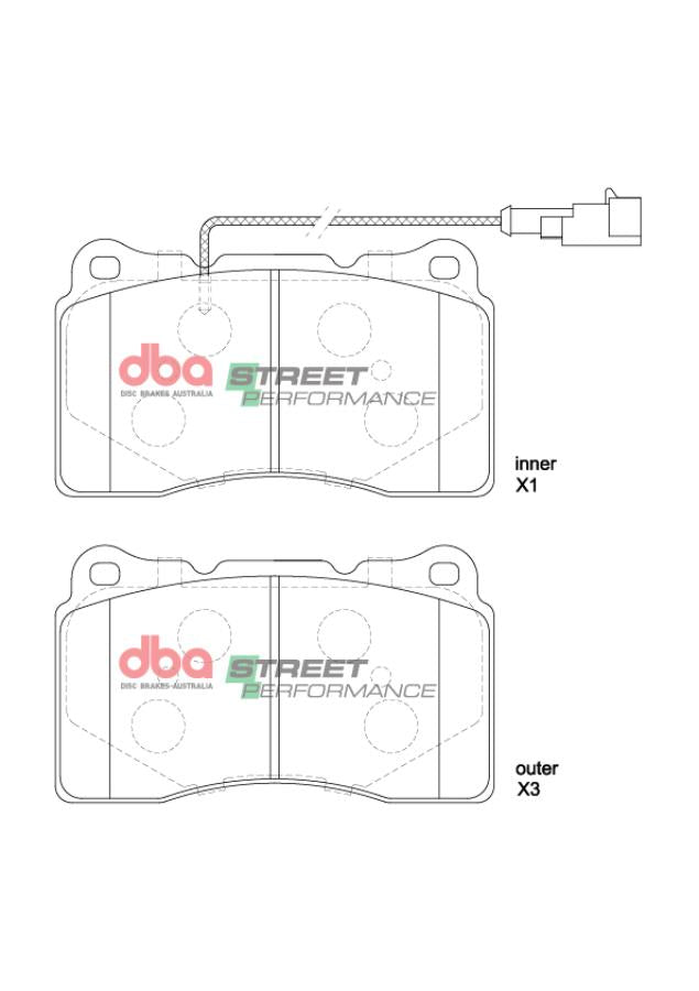 Brake Pads Street Performance | Front Axle - DB8861SP