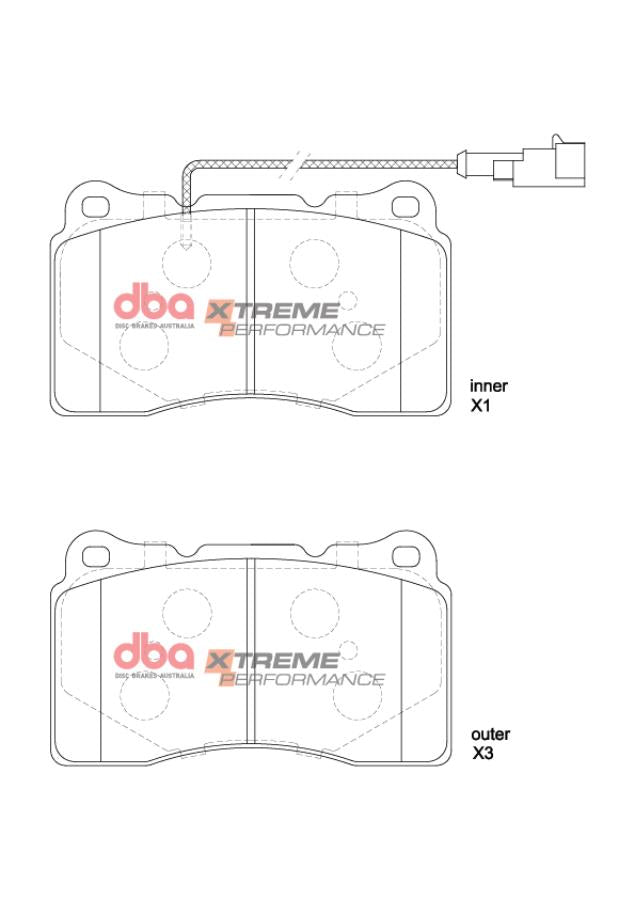 Brake Pads Xtreme Performance | Front Axle - DB8861XP