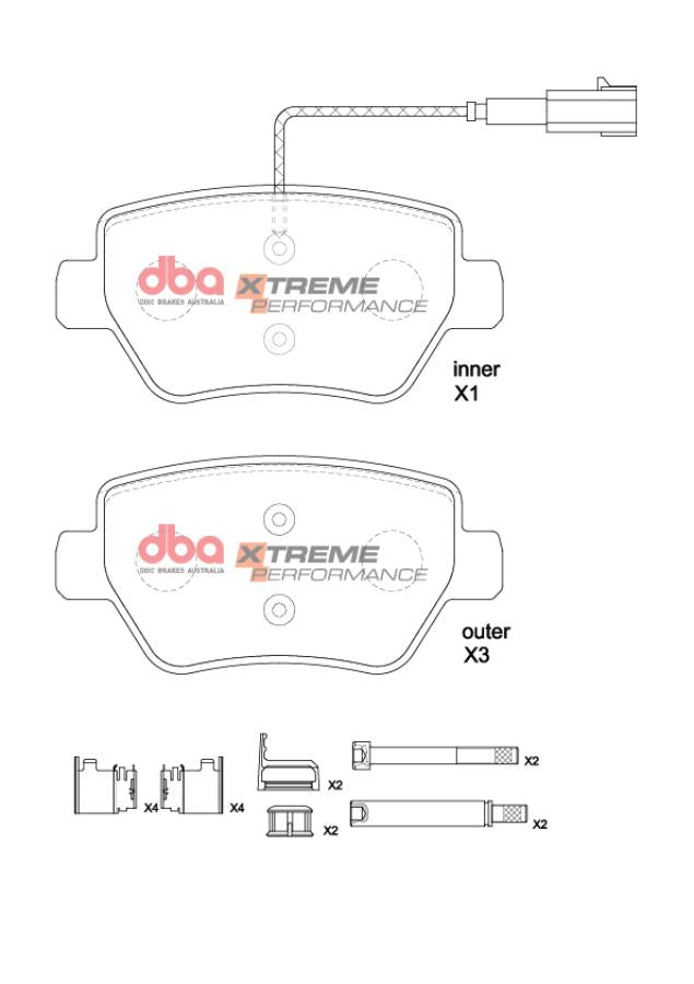 Brake Pads Xtreme Performance | Rear Axle - DB8863XP