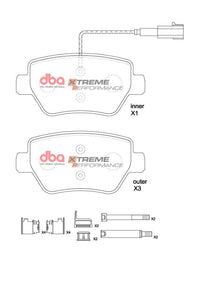 Brake Pads Xtreme Performance | Rear Axle - DB8863XP