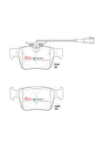 Brake Pads Street Performance | Rear Axle - DB8864SP