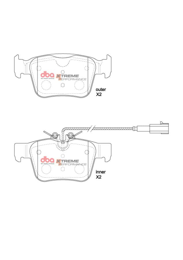 Brake Pads Xtreme Performance | Rear Axle - DB8864XP