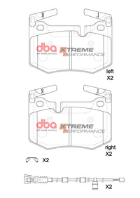 Brake Pads Xtreme Performance | Rear Axle - DB8889XP