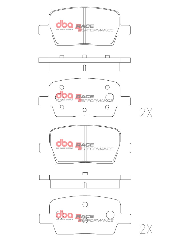 Brake Pads Race Performance - DB9105RP