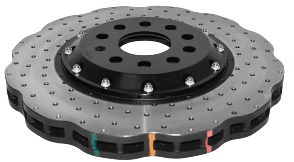 5000 series - Crossed Drilled & Dimpled Black Hat - DBA52830WBLKXD