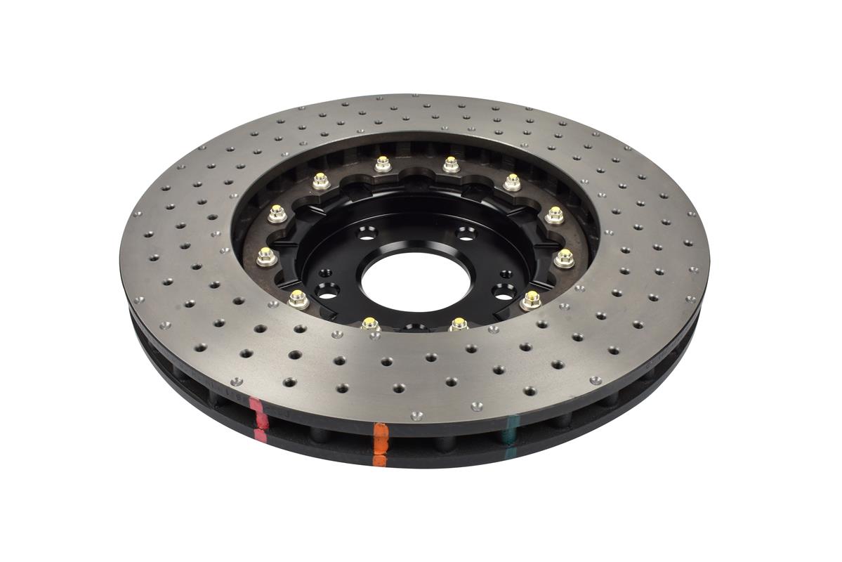 5000 series - Crossed Drilled & Dimpled Black Hat - DBA53146BLKXD