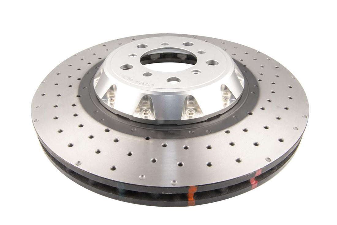 5000 series - Crossed Drilled & Dimpled Silver Hat - DBA53298SLVXD