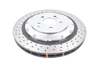 5000 series - Crossed Drilled & Dimpled Silver Hat - DBA53359SLVXD