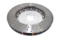 5000 series - Crossed Drilled & Dimpled Silver Hat - DBA53912SLVXD