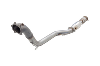 3" Downpipe with High-Flow Catalytic Converter, 304 Matt finish Stainless Steel (for track and off road use only) - E2-SW07-KITB