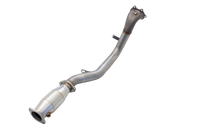 3" Downpipe with High-Flow Catalytic Converter, 304 Matt finish Stainless Steel (for track and off road use only) - E2-SW08-KITB