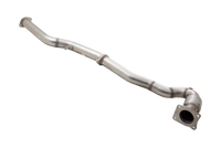 3" Downpipe with High-Flow Catalytic Converter, 304 Matt finish Stainless Steel (for track and off road use only) - E2-SW26-KITB