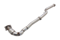 3" Downpipe with High-Flow Catalytic Converter, 304 Matt finish Stainless Steel (for track and off road use only) - E2-SW26-KITB