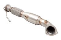 2.5" Downpipe with High-Flow Catalytic Converter (for track and off road use only) - E2G4FJKITB