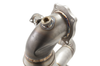 2.5" Downpipe with High-Flow Catalytic Converter, 304 Stainless Steel (for track and off road use only) - E2HYG4KITB