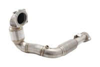 2.5" Downpipe with High-Flow Catalytic Converter, 304 Stainless Steel (for track and off road use only) - E2HYG4KITB