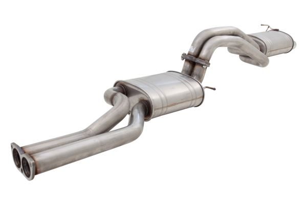 2.5" Cat-Back System, 304 Matt Stainless Steel - E2-F6-03-CBS