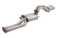 2.5" Cat-Back System, 304 Matt Stainless Steel - E2-F6-03-CBS