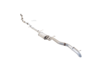 3" Turbo-Back System (without catalytic converter), 409 Raw Stainless Steel (for track and off road use only) - E4-FR02-TBS