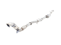 3" Turbo-Back System with High-Flow Catalytic Converter, 409 Raw Stainless Steel - E4-FR02WC-TBS