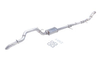 3" Turbo-Back System with High-Flow Catalytic Converter, 409 Raw Stainless Steel - E4-FR02WC-TBS