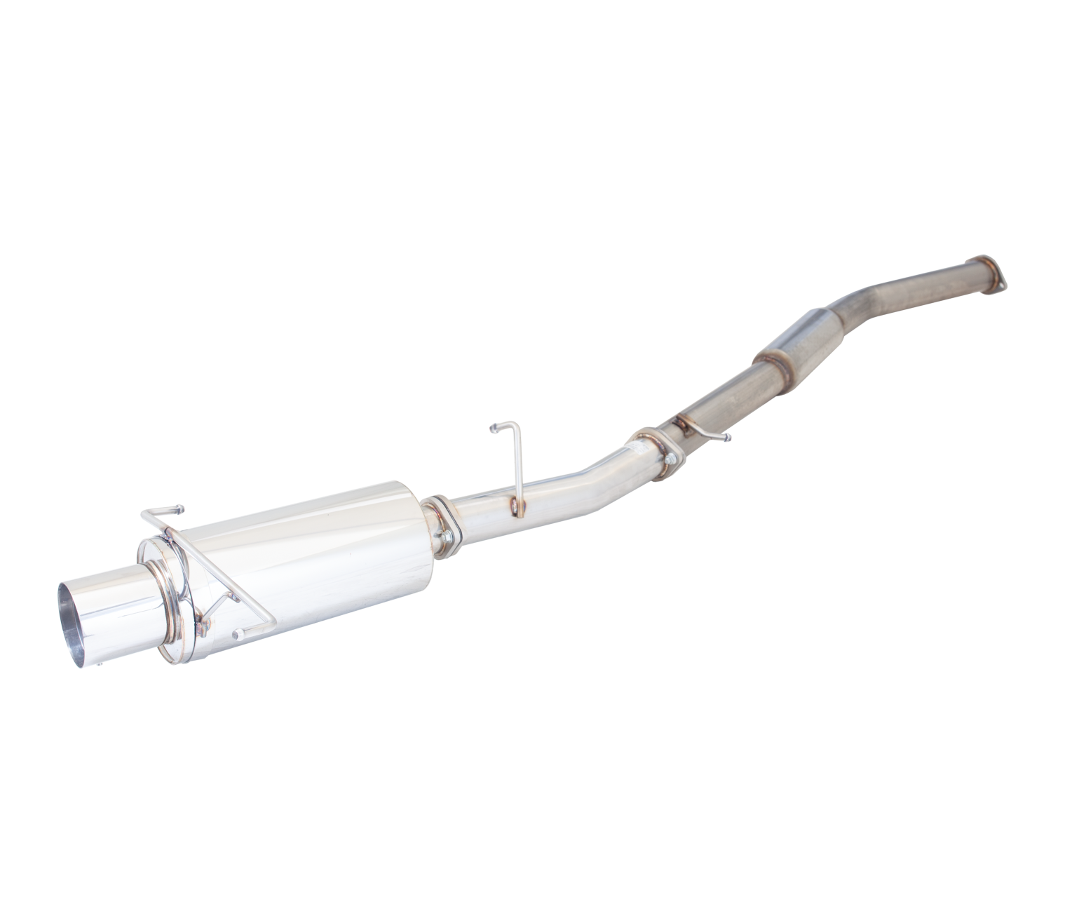 3" Cat-Back System, 409 Raw Stainless Steel - E4-NS01-CBS