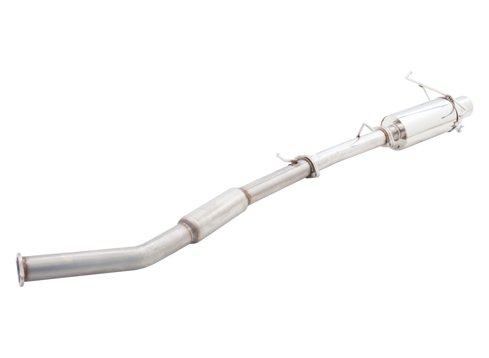 3" Cat-Back System, 409 Raw Stainless Steel - E4-NS01-CBS