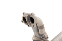 3" Downpipe with High-Flow Catalytic Converter, 409 Raw Stainless Steel (for track and off road use only) - E4-NS01-KITB