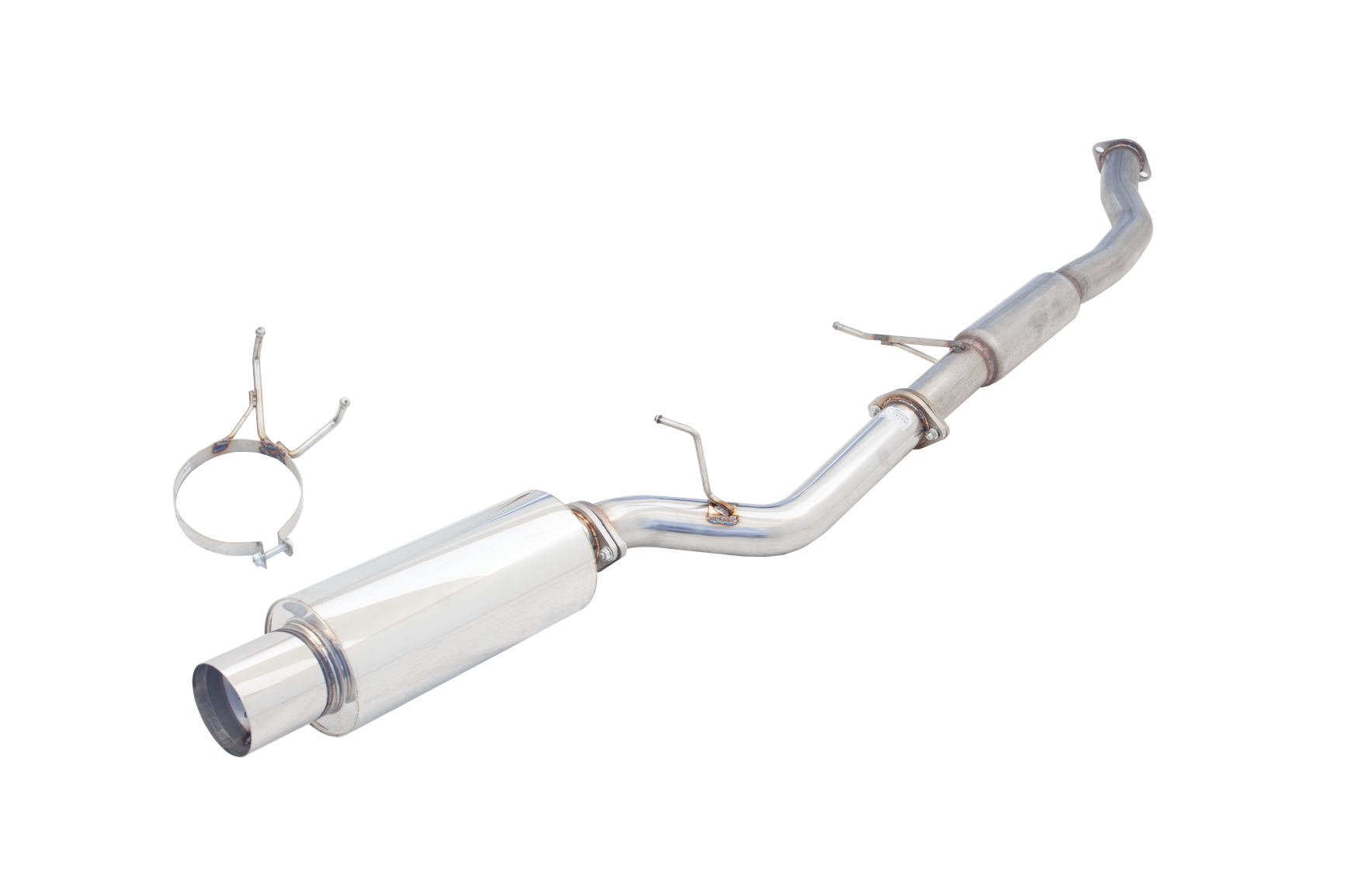 3" Cat-Back System, 409 Raw Stainless Steel - E4-NS13-CBS