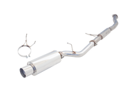 3" Cat-Back System, 409 Raw Stainless Steel - E4-NS13-CBS