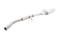 3" Cat-Back System, 409 Raw Stainless Steel - E4-NS13-CBS