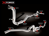 3″ Turbo Back System, 409 Stainless Steel (for track and off road use only) - E4-NY61-TBS
