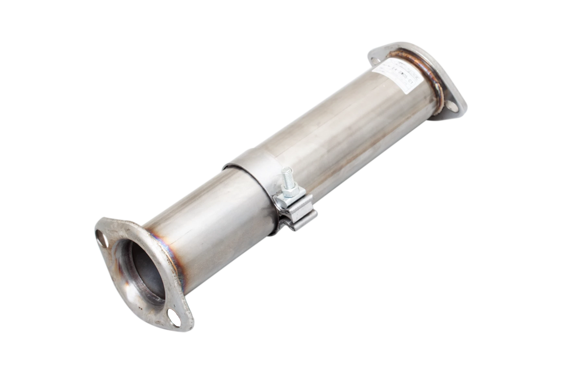 Cat-Back Adapter Pipe 287mm Long, 409 Raw Stainless Steel - E4-SW05-C1