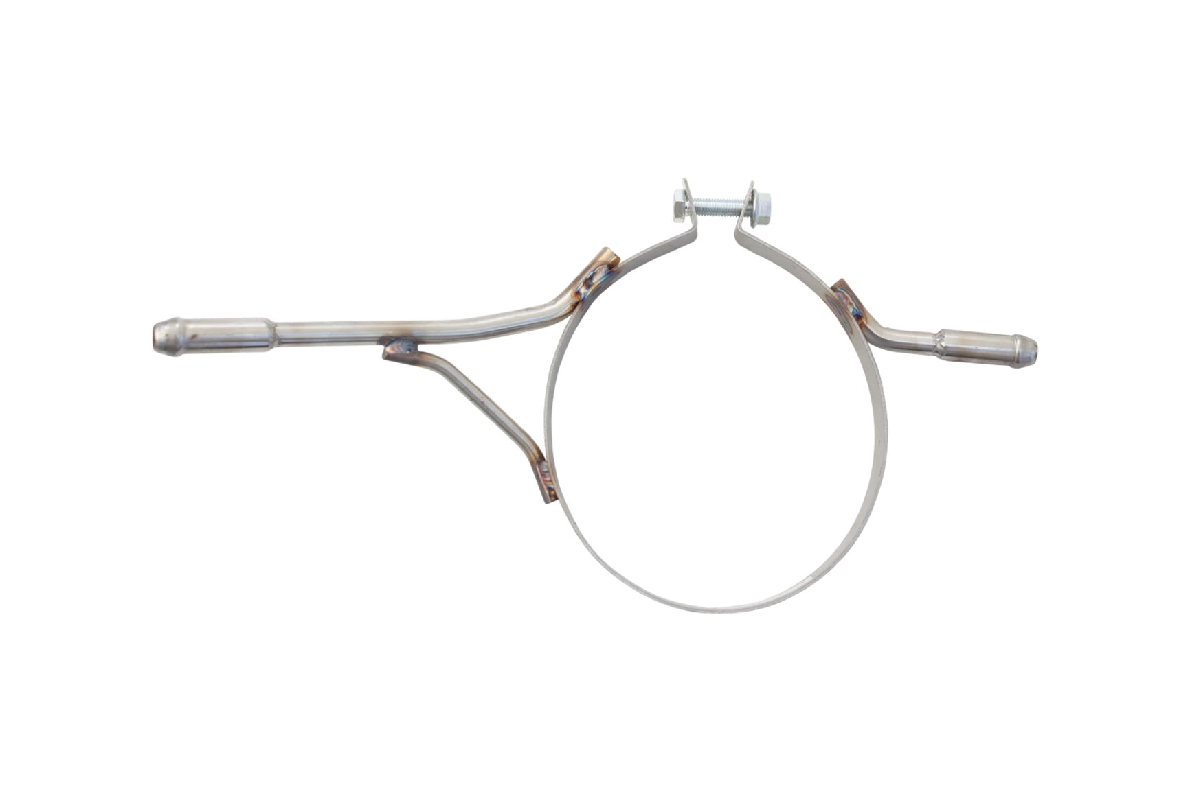 3" Cat-Back System with Straight-Out Cannon Muffler, 409 Raw Stainless Steel - E4-SW05-LPA-CBS