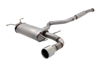 3" Cat-Back System, 409 Raw Stainless Steel - E4-SW08-CBS