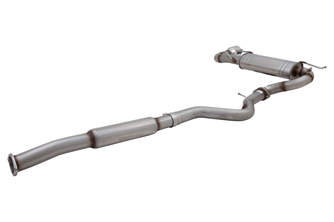 3" Cat-Back System, 409 Raw Stainless Steel - E4-SW08-CBS