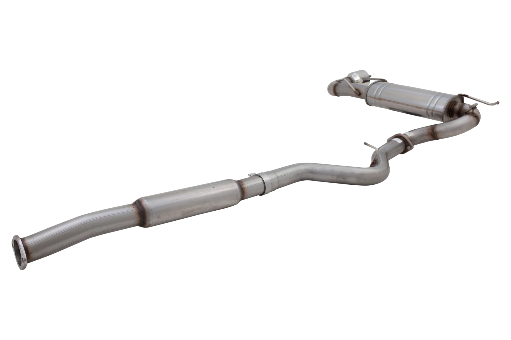 3" Cat-Back System, 409 Raw Stainless Steel - E4-SW08-CBS