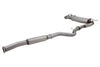 3" Cat-Back System, 409 Raw Stainless Steel - E4-SW08-CBS