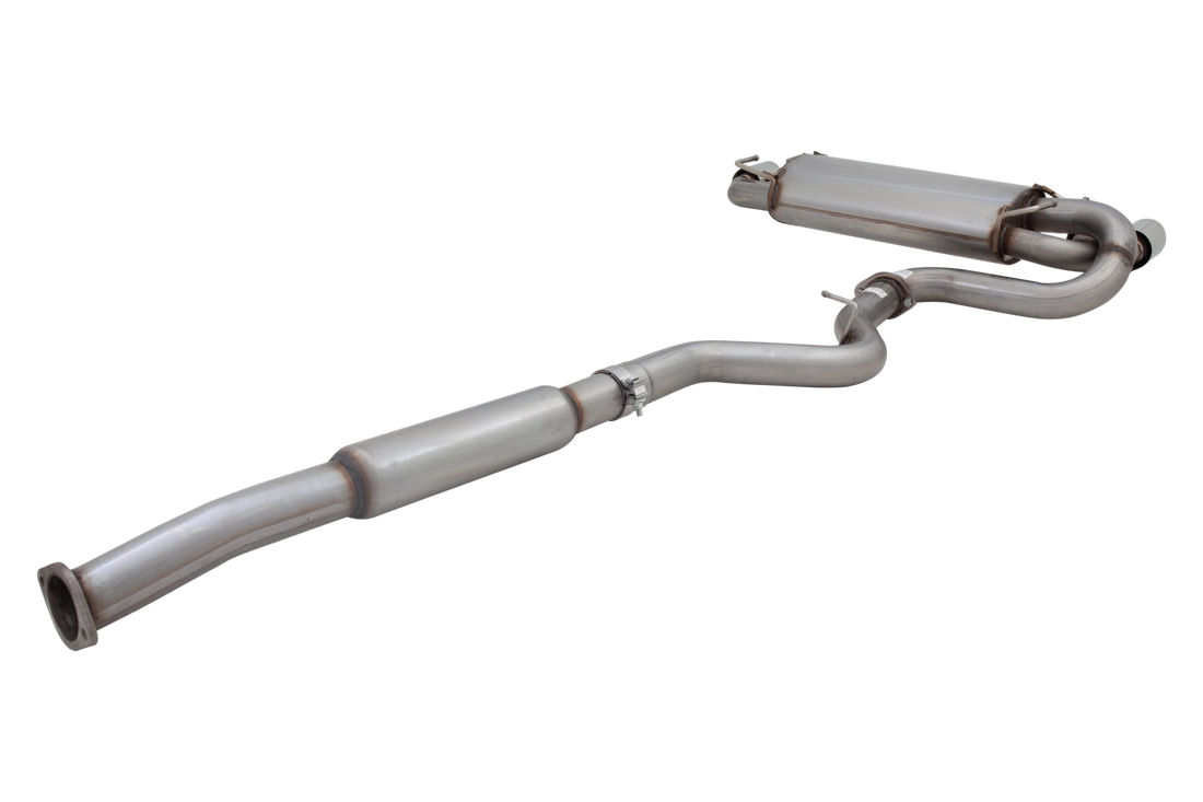 3" Cat-Back System, 409 Raw Stainless Steel - E4-SW09-02-CBS