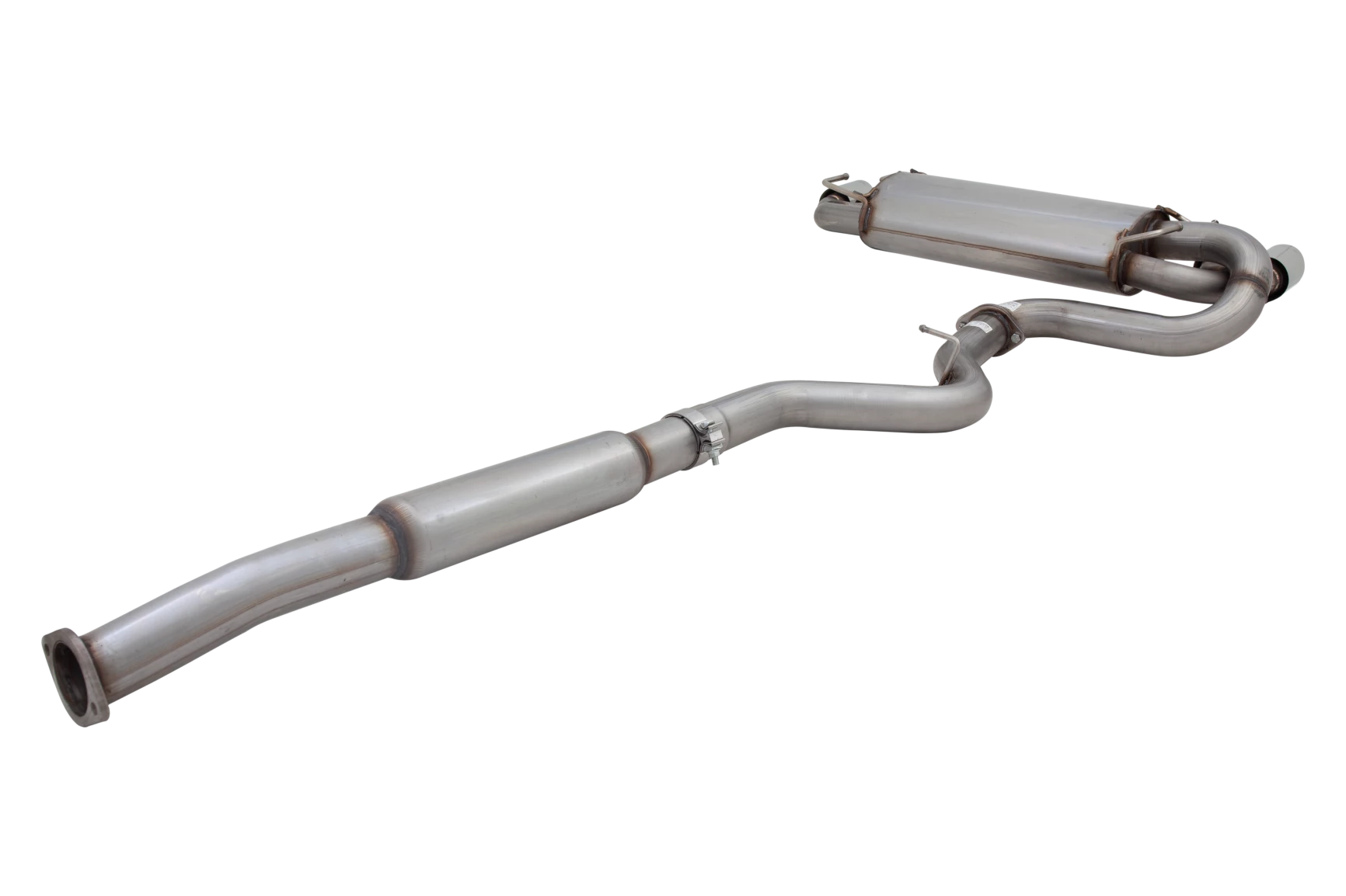 3" Cat-Back System, 409 Raw Stainless Steel - E4-SW09-02-CBS