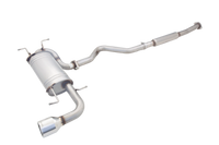 2.5" Cat-Back System, 409 Raw Stainless Steel - E4-SW18-CBS